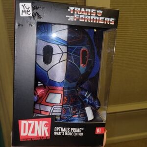 DZNR Transformers Optimus PR™ - 7" Collectible Action Plush Toy with Display Box